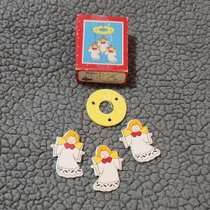 Vintage Russ Holiday Ceramic Angel Windchime